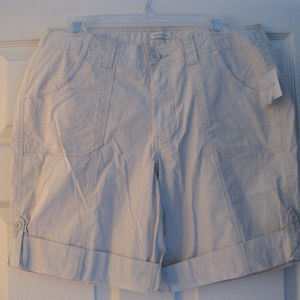MADISON ROLL UP BERMUDA SHORTS